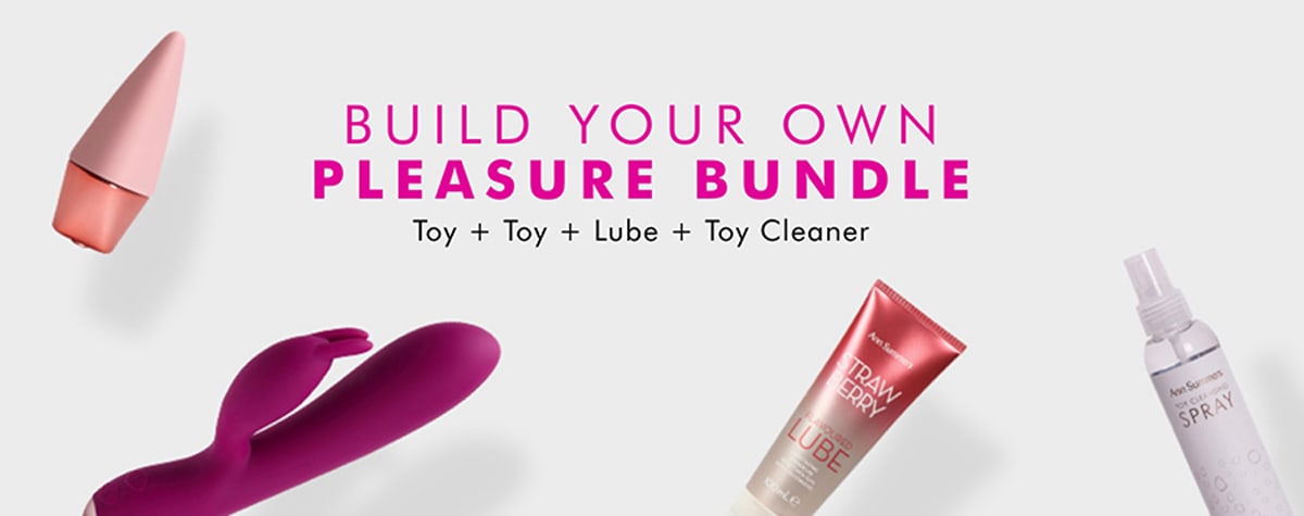 Build Your Own Pleasure Bundle - Toy + Toy + Lube + Cleaner - Save up to 15%