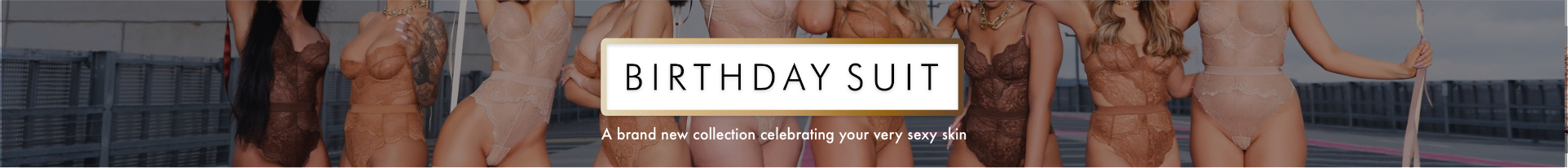 Birthday Suit - A brand new nude collection celebrating your very sexy skin? Why step this way… 