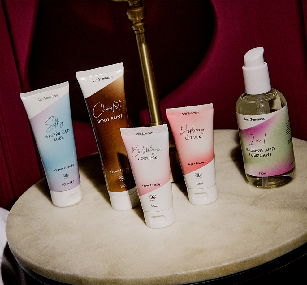 Assortment of lubes at Ann Summers